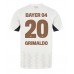 Maillot de foot Bayer Leverkusen Alejandro Grimaldo #20 Extérieur vêtements 2024-25 Manches Courtes